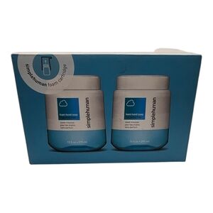Simplehuman FRAGRANCE FREE lux Foam Hand Soap cartridges 2 pack